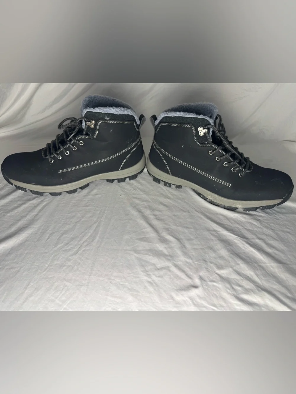 🥾 Men's Waterproof Winter Snow Boots EU 46 Approx. US 12 Insulated Cold Weather